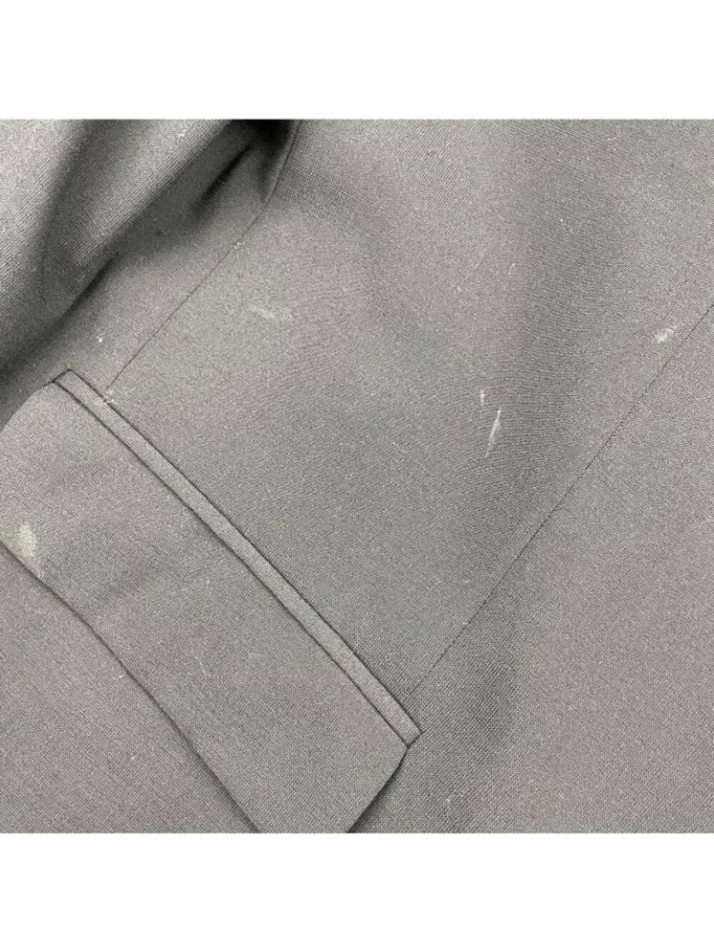 Oak Hill Men's Wool Blend 2-Button Blazer Black • 52L